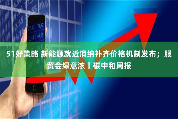 51好策略 新能源就近消纳补齐价格机制发布；服贸会绿意浓丨碳中和周报